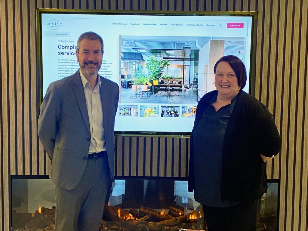 Centric Sales team oat ODonnell and Tracey Hardman